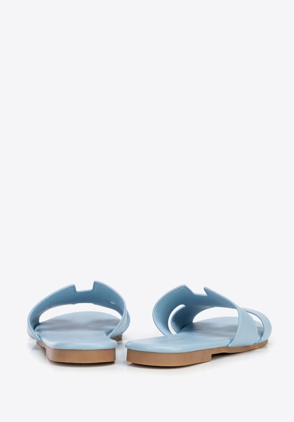 Wittchen Dams Blå Flip-Flops i Eko-läder