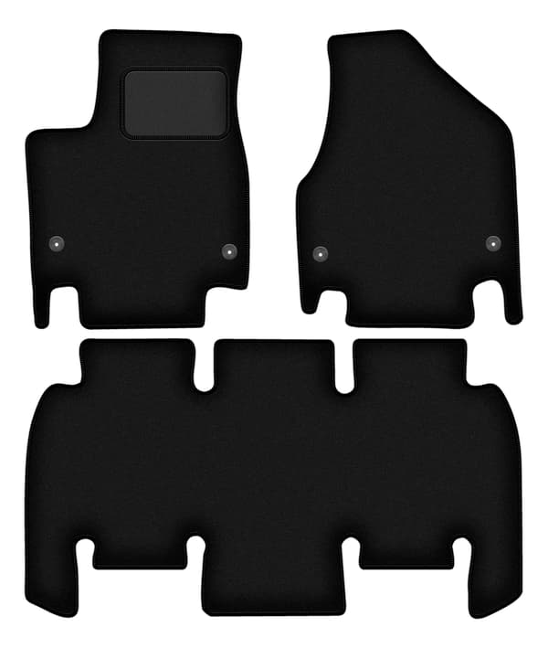 Veluuri lattiamatot kompletti Chrysler Pacifica RU minivan (2016-)