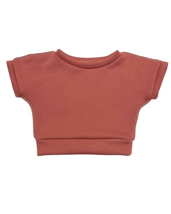 Barn poncho 104 väst cape värmmare bomullsfleece rosa pulver