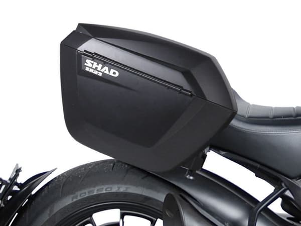 Shad 3p sidoväskehållare för Ducati Diavel
