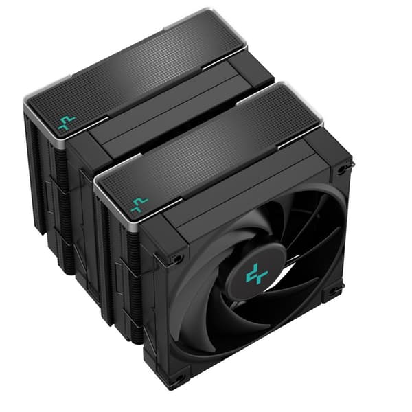 DeepCool AK620 Zero Dark CPU-køler, 260W, sort