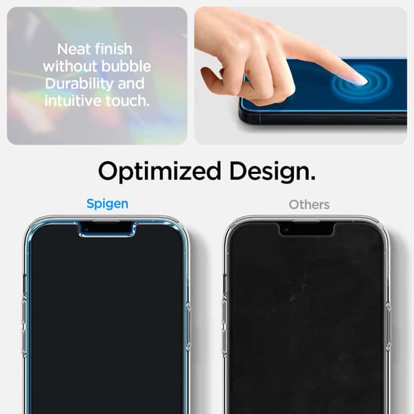 Spigen Crystal Pack - Sæt med covers + 2 x glas til iPhone 15 Plus / iPhone 14 Plus (Gennemsigtig)