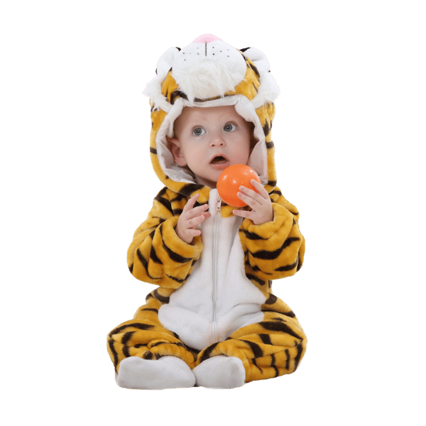 Heldragt til baby Tiger 90 cm: 75-85 cm