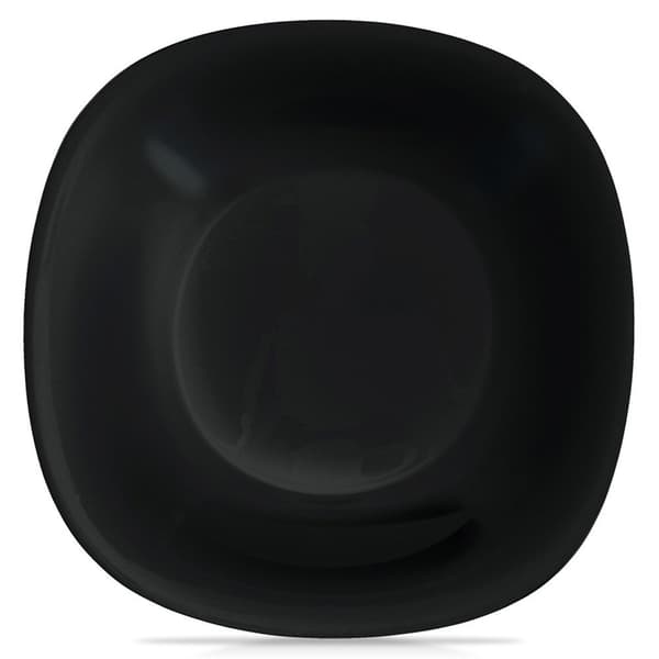 Luna dyb glasplade sort 21,5 cm, 650 ml
