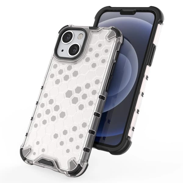 Honeycomb Armored Case med Gelram iPhone 13 Mini Blå