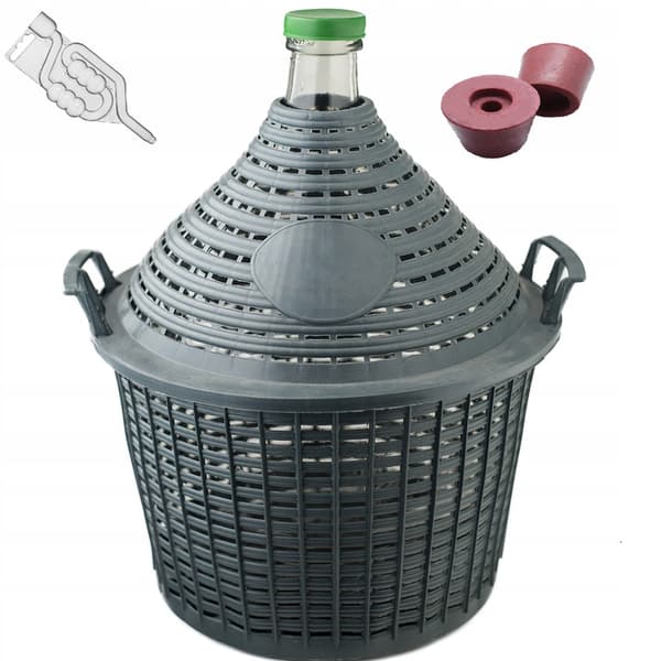 Pullo korissa Gąsior Dymion 20L Korkki + Putki Lasinen käymispullo