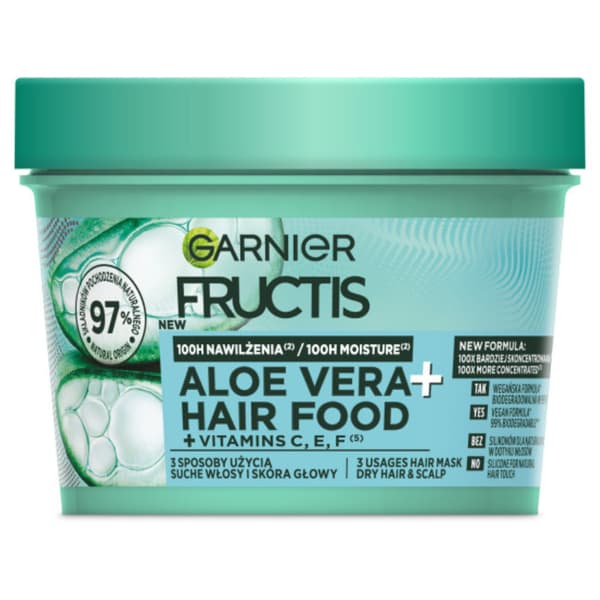 Garnier Fructis Aloe Vera hårmaske 400ml