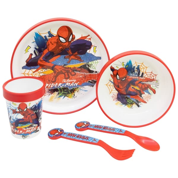 SPIDER-MAN BARN HALSFRIA MATSERVERINGSSET 5 DELAR