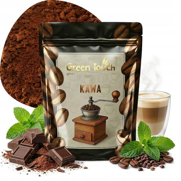 Green Touch malet kaffe chokolademynte og mynte i chokolade 200 g