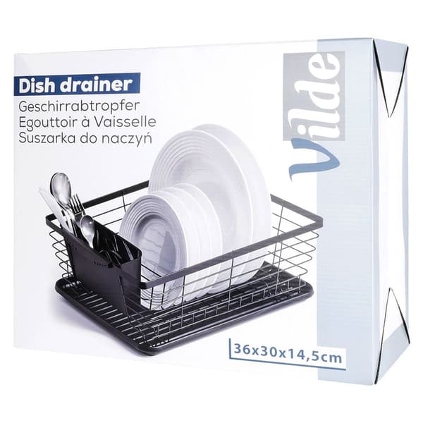 Disktork svart 36x30x14,5 cm