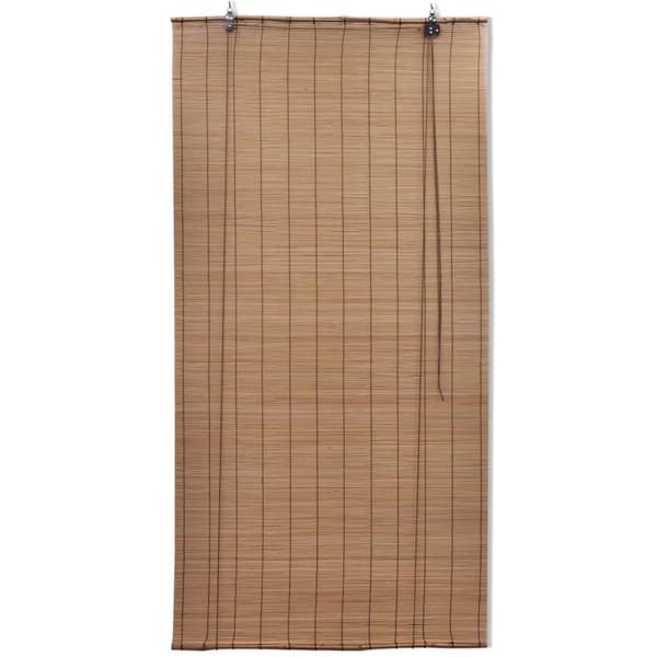vidaXL Rullgardin i bambu, 80 x 220 cm, brun