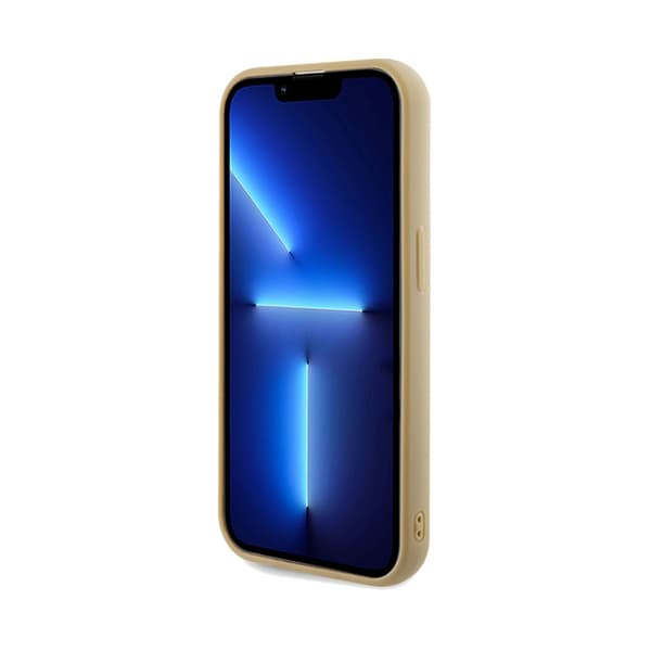 Guess Disco Metal Script - iPhone 14 Pro -suojakuori (kulta)