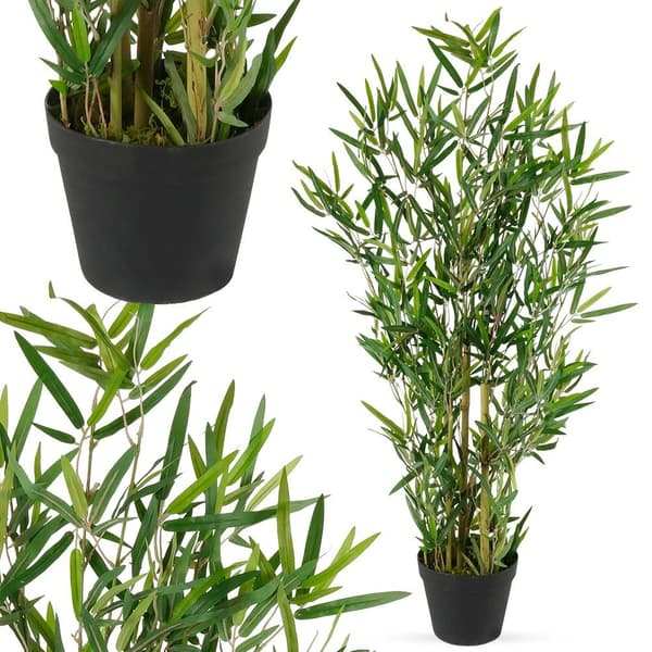 Kunstig plante i bambuspotte 97 cm
