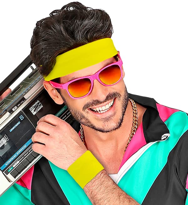 Handledsband Neon GUL 2 st.