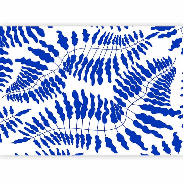 Valokuvatausta - Sininen saniainen