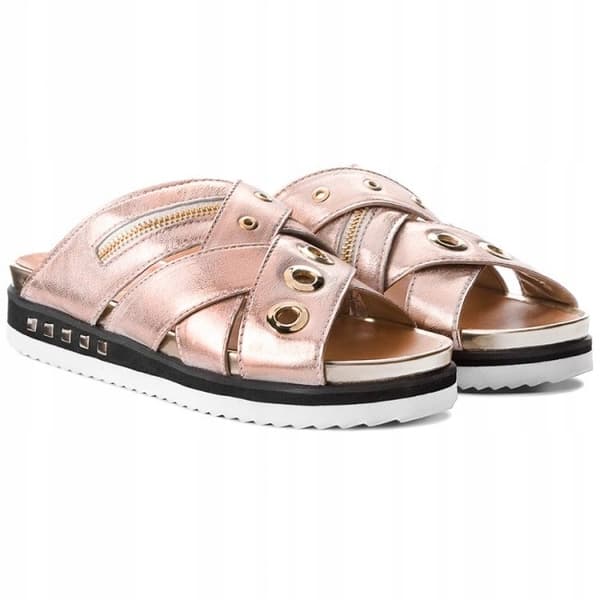 EVA MINGE DAMFLIP-FLOPS I LÄDER, ROSA, 36 3W2G1*