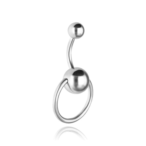 Navelring med båge - silver - KP-005 1.6/10