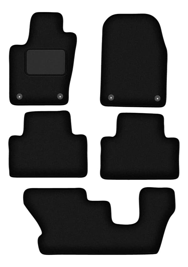 Velourmattor komplett för Dodge Durango III 7-sitsig (2010-2020)