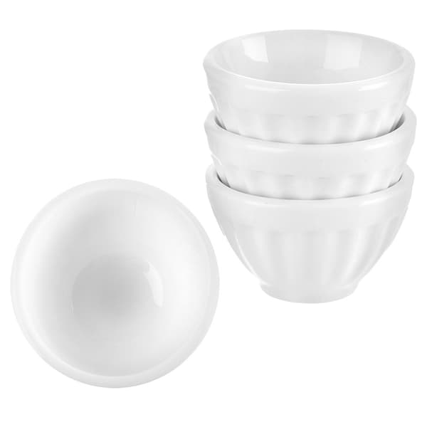 Porslins snackskålar 6 cm, 40 ml 4 st