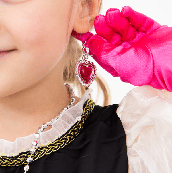 Prinsessa Silver och Rosa Kostymtillbehör