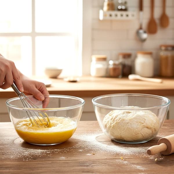 Lasinen salaattimalja 17 cm, 1 l 2 kpl