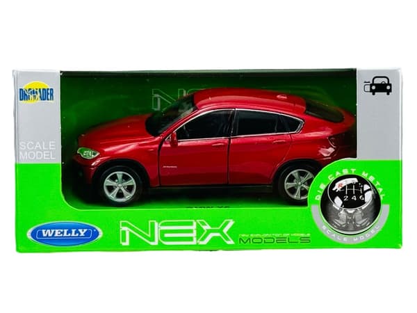 WELLY BMW X6 E71 / E72 RÖD 1:34 43617