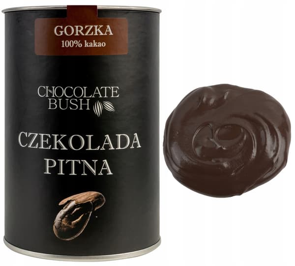 Drickchoklad bitter 100% kakao 200g