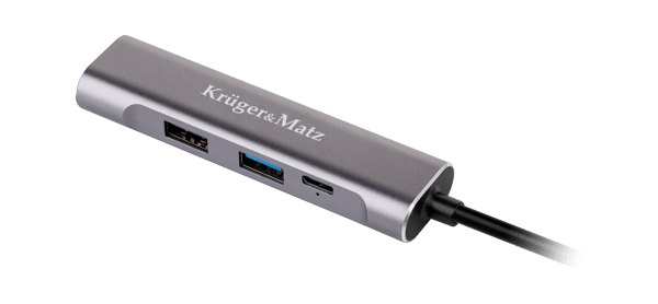 USB Type C til HDMI/USB3.0/USB2.0/C Port Splitter HUB Adapter