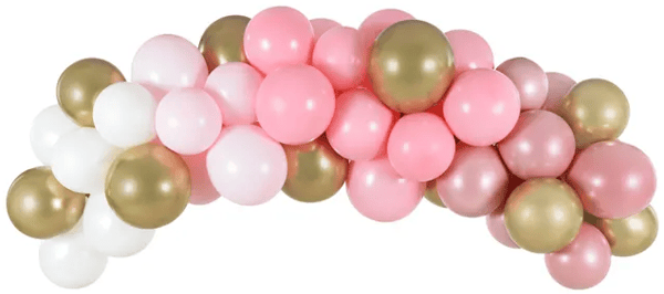 Pastelballoner 30 cm lyserøde 100 stk.