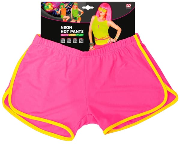 Neonpinkit 80-luvun diskoshortsit