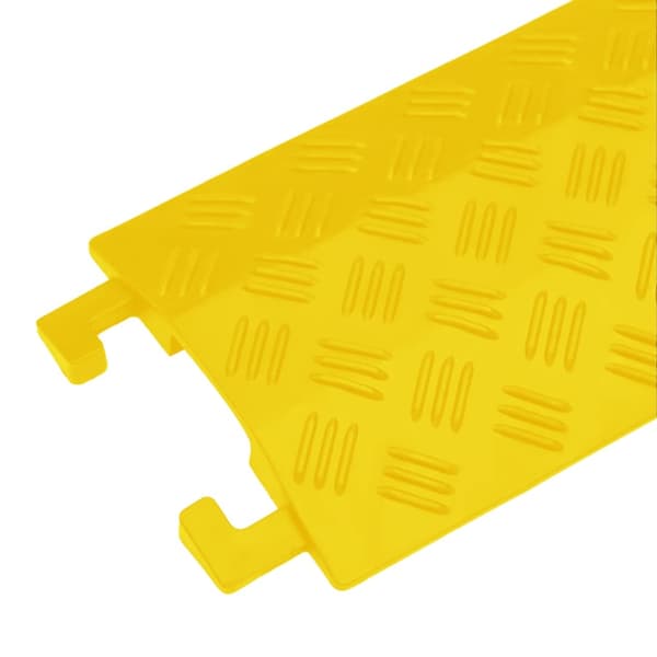 vidaXL Kabelramper, 2 st, 98,5 cm, Gul