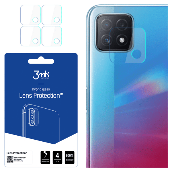 Oppo A73 5G - 3mk linsebeskyttelse