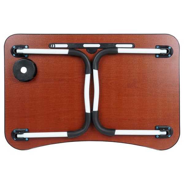 Foldbart morgenbord til laptop og tablet til seng 61,5x40x26 cm