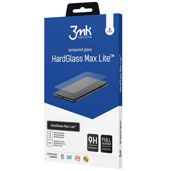 Samsung Galaxy S22+ 5G - 3mk HardGlass Max Lite Sort
