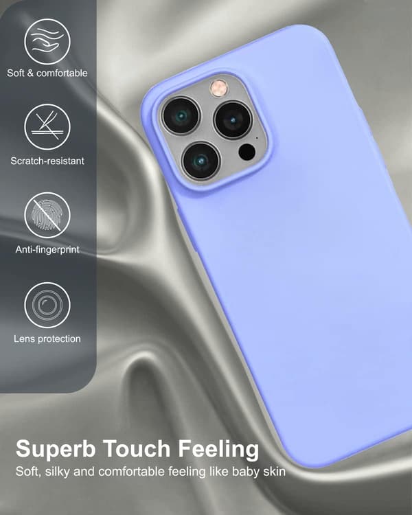 APPLE IPHONE 14 PRO SILIKONIKUORI VIOLETTI