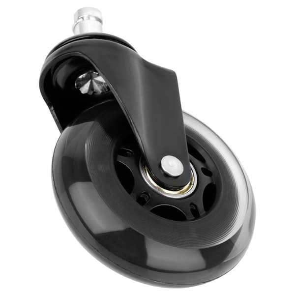 Gummihjul til stol 7,5 cm / 11 mm 5 stk.