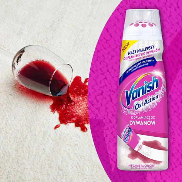 011728 Vanish Oxi Action Præcis pletfjerner til tæpper 195ml
