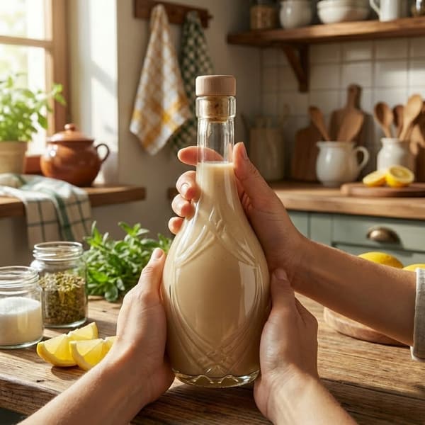5x ICONA Glasflaskor 250ml JULKLAPP Likörer Vin Juice