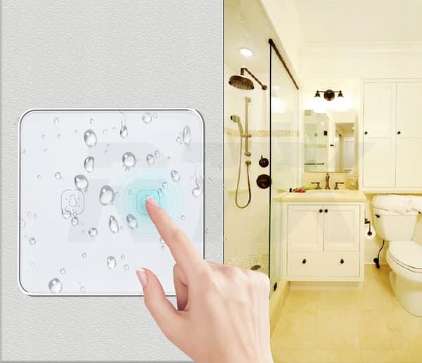 Fjernbetjent touch-afbryder 2-kanals ZigBee Tuya