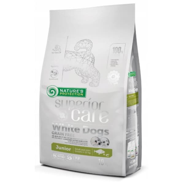 Tørt hundefoder Nature's Protection GF Białoryba jun 10 kg