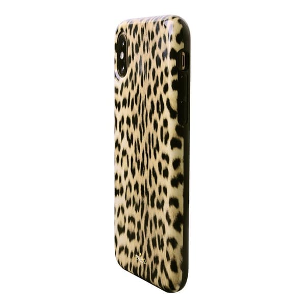 PURO Glam Leopardfodral - iPhone Xs Max-skal (Leo 1)