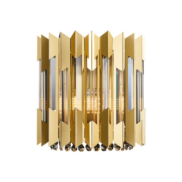 RITZ 2 E14 GYLDEN VÆGLAMPE MILAGRO ML0397