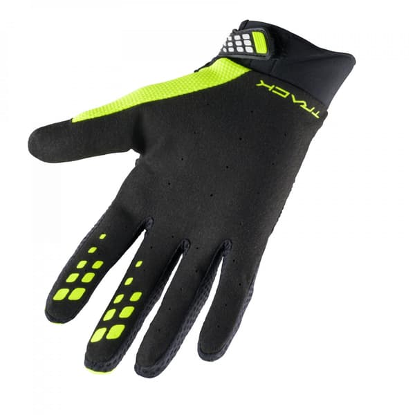 TRACK Junior Cross/Enduro Handsker Neon Gul Sort/Hvid Størrelse M