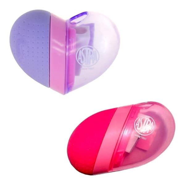 Creative Heart Desk 2-i-1 stilfuldt viskelæder med spidser, perfekt til