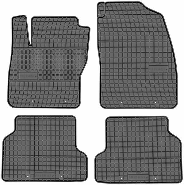 Ford Focus II Hatchback fra 2007-2011 SÆT - gummimåtter + bagagerumsmåtte