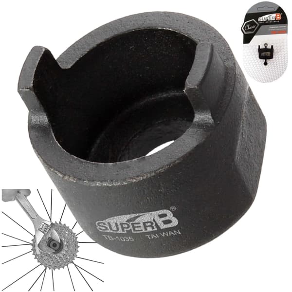 Super B TB-1035 Suntour friløbsnøgle 2-tænders 23 mm