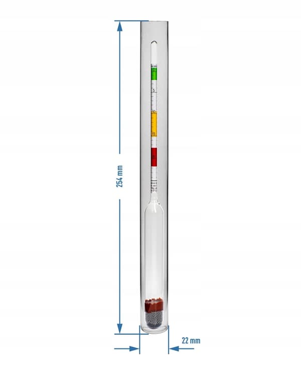 VINMÄTARE - SOCKERMÄTARE MED GLAS MÄTCYLINDER