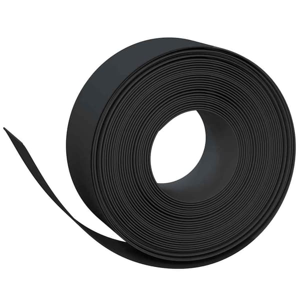 vidaXL havekant, 2 stk., sort, 10 m, 20 cm, polyethylen