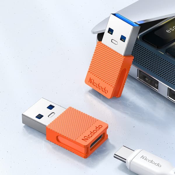 MCDODO ADAPTER USB-A 3.0 TILL USB-C TILL USB TYP C 3A 5GBPS OTG