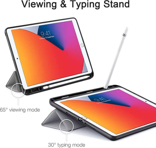 LUKKET ETUI GRÅT TIL IPAD 8/7 10.2'